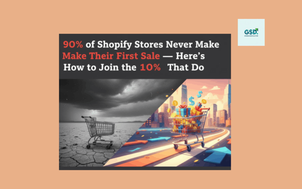 90% of Shopify Stores Never Make Their First Sale