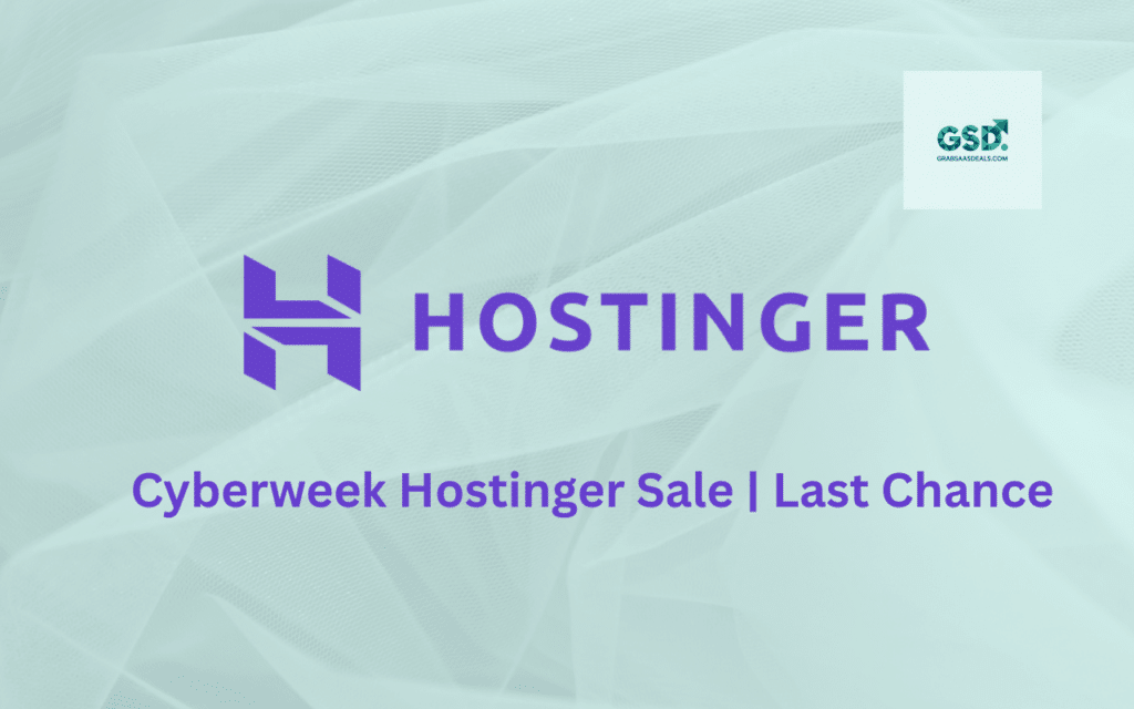 _Cyberweek Hostinger Sale Last Chance