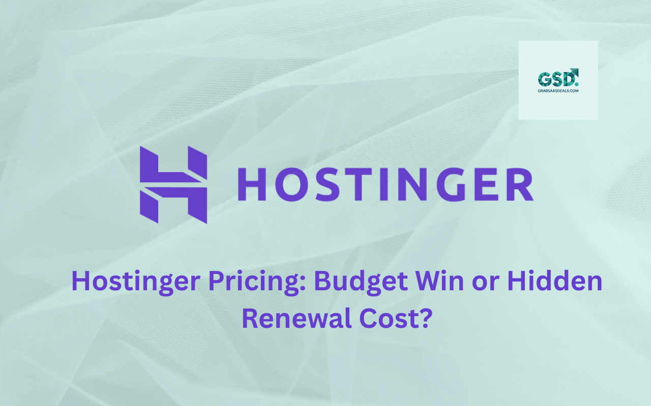 Hostinger Pricing Budget Win or Hidden Renewal Cost