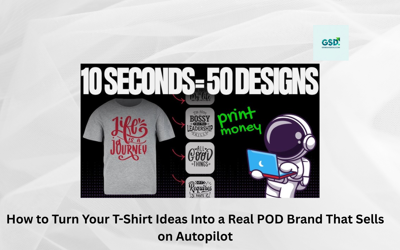 How to Turn Your T-Shirt Ideas Into a Real POD Brand That Sells on Autopilot