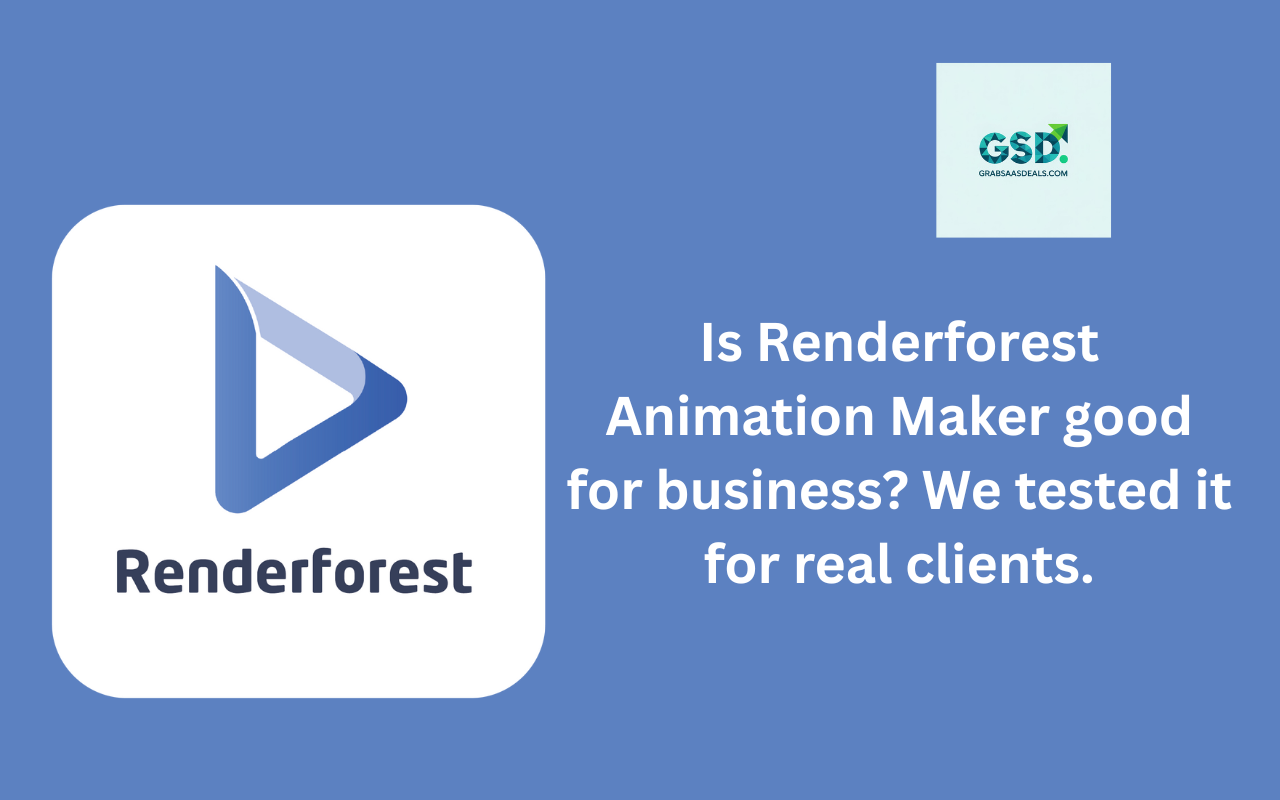 Is Renderforest Animation Maker good for business We tested it for real clients.