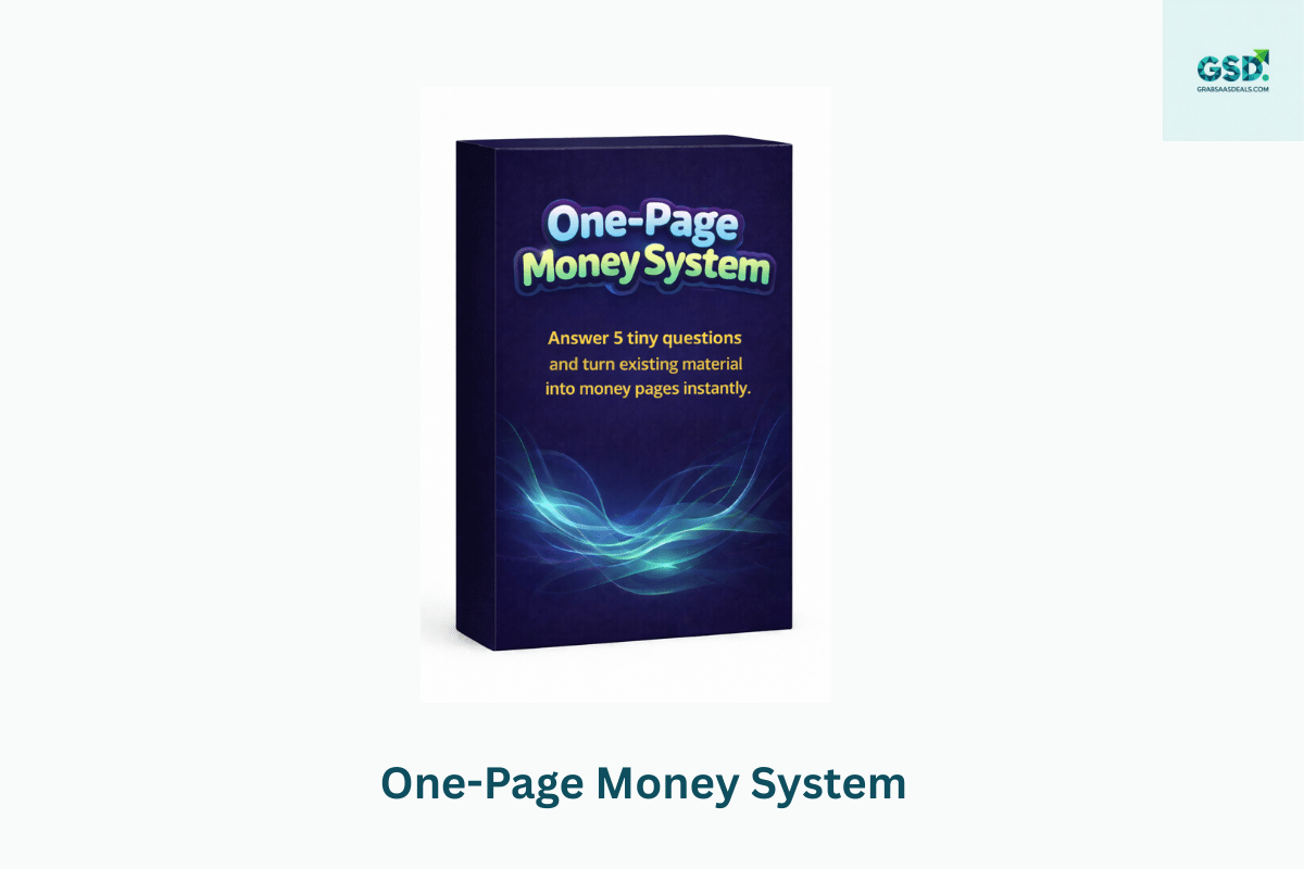 One-Page Money System Review